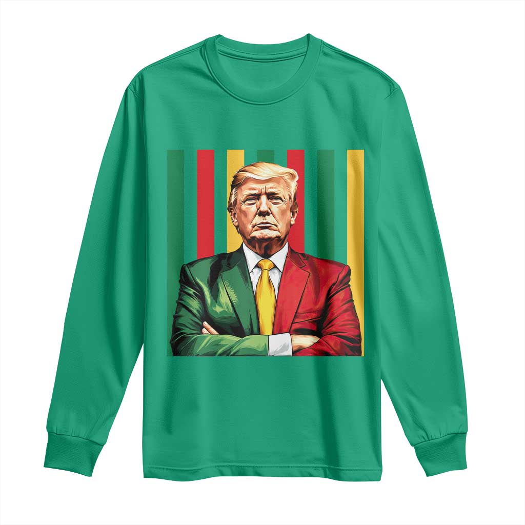 Juneteenth American Leader Inspiration Long Sleeve Shirt 1865 American Heritage Gift TS12 Irish Green Print Your Wear