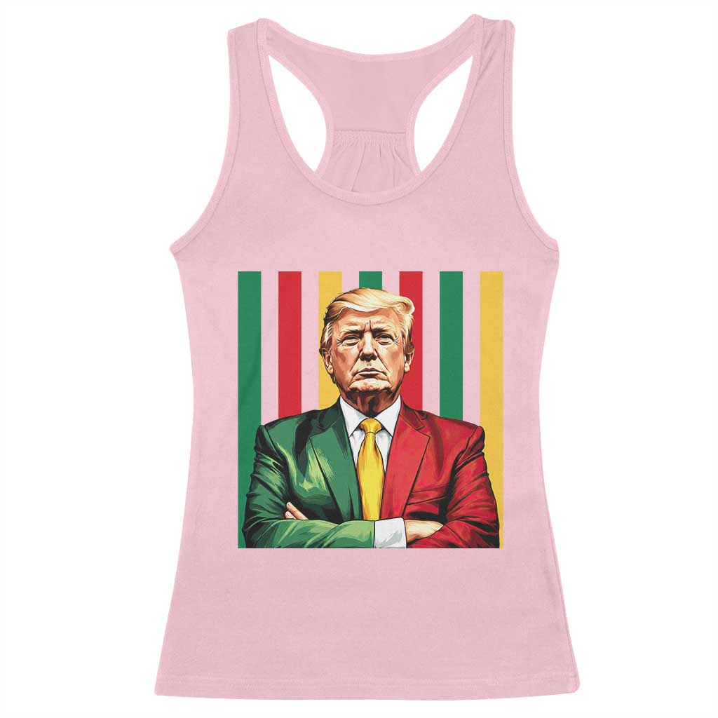 Juneteenth American Leader Inspiration Racerback Tank Top 1865 American Heritage Gift TS12 Light Pink Print Your Wear