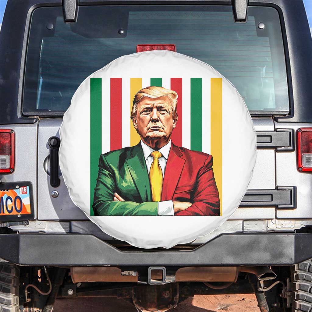 Juneteenth American Leader Inspiration Spare Tire Cover 1865 American Heritage Gift TS12 No hole White Print Your Wear