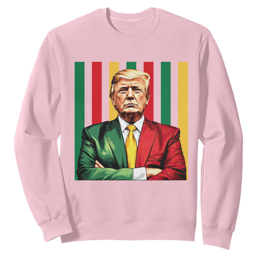 Juneteenth American Leader Inspiration Sweatshirt 1865 American Heritage Gift TS12 Light Pink Print Your Wear