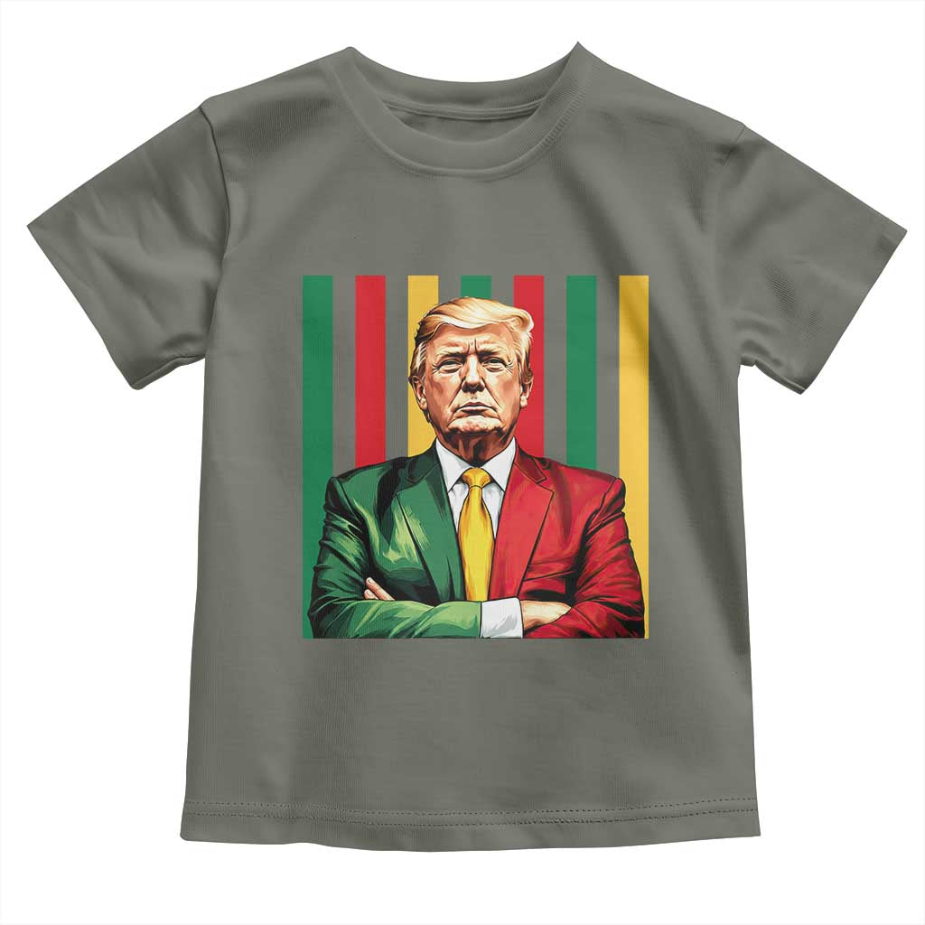 Juneteenth American Leader Inspiration Toddler T Shirt 1865 American Heritage Gift TS12 Military Green Print Your Wear