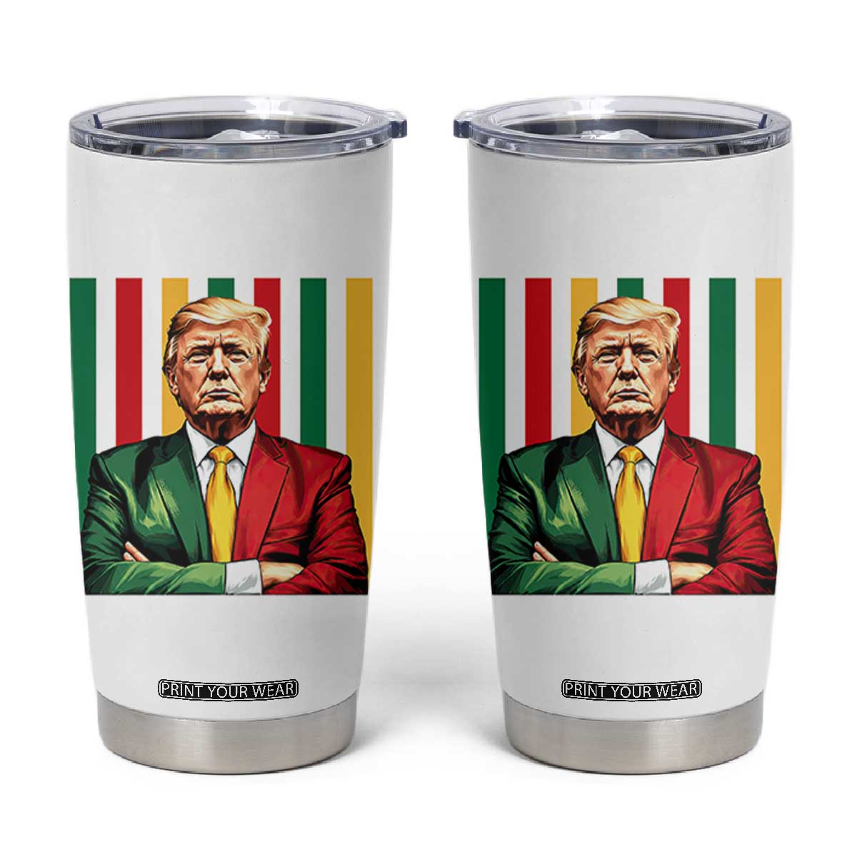 Juneteenth American Leader Inspiration Tumbler Cup 1865 American Heritage Gift TS12 White Print Your Wear