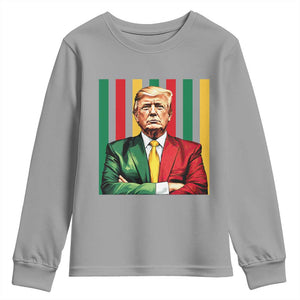 Juneteenth American Leader Inspiration Youth Sweatshirt 1865 American Heritage Gift TS12 Sport Gray Print Your Wear