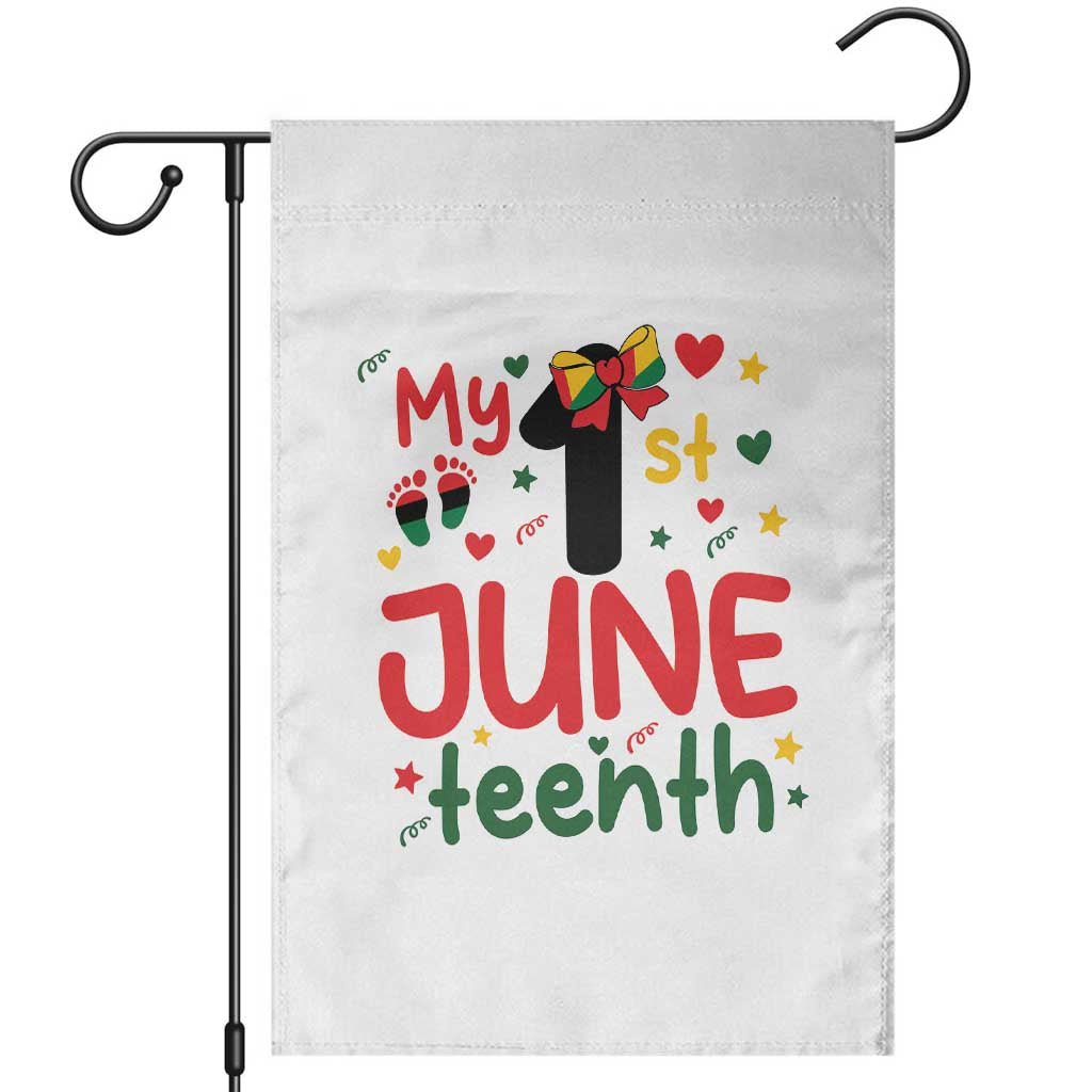 My First Juneteenth Garden Flag African American Baby Freedom Day