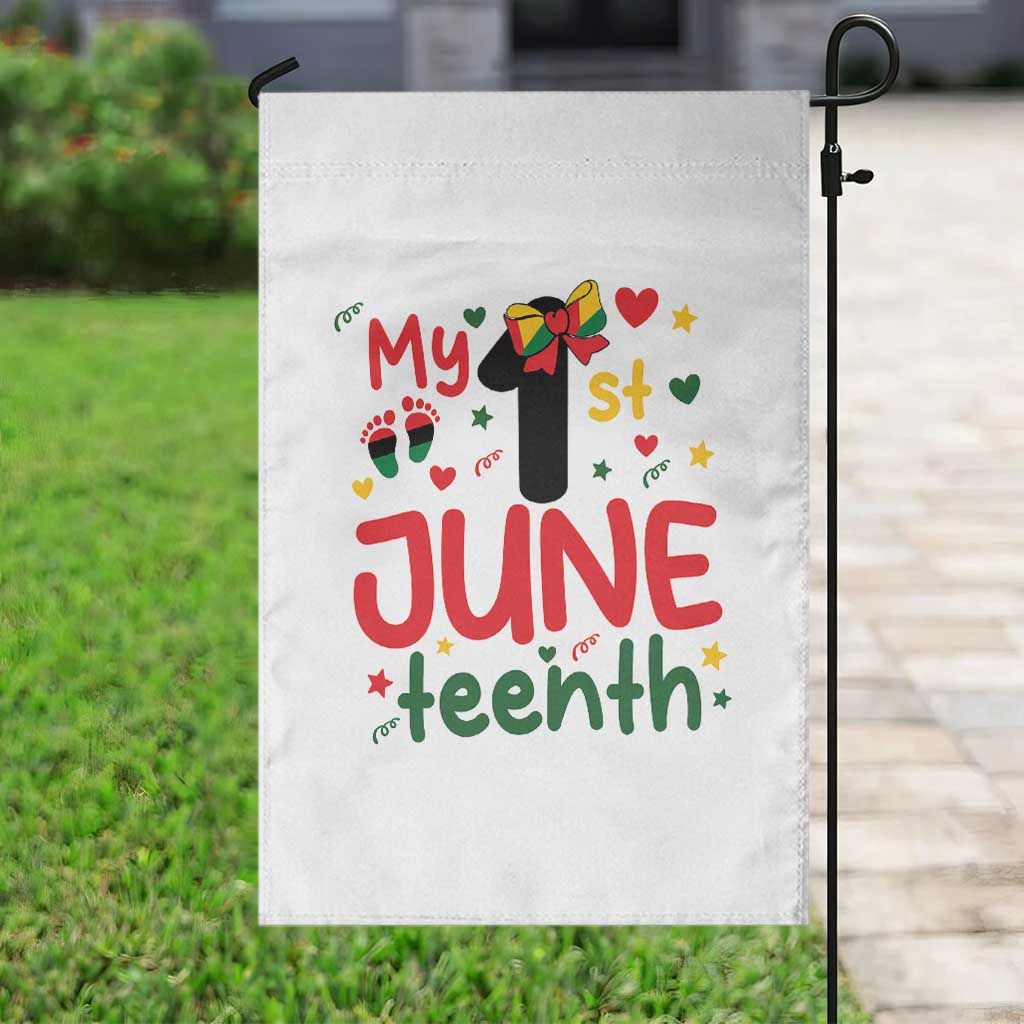 My First Juneteenth Garden Flag African American Baby Freedom Day