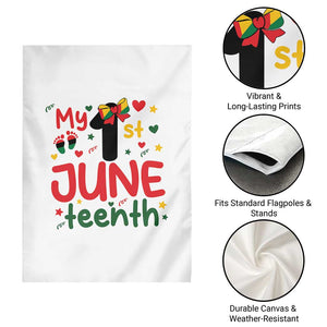 My First Juneteenth Garden Flag African American Baby Freedom Day