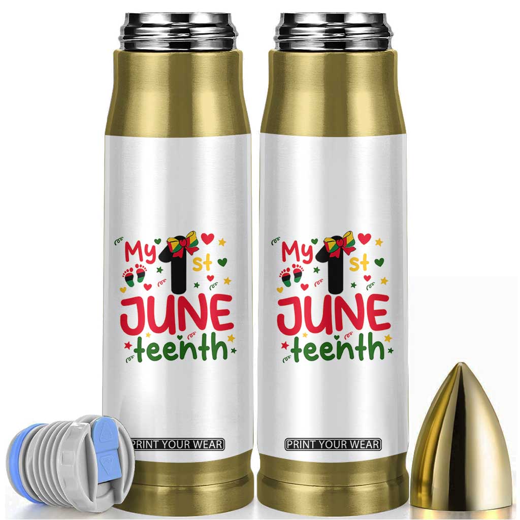 My First Juneteenth Bullet Tumbler African American Baby Freedom Day