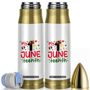 My First Juneteenth Bullet Tumbler African American Baby Freedom Day