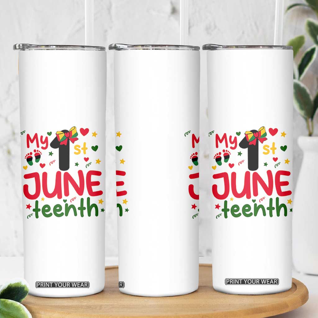 My First Juneteenth Skinny Tumbler African American Baby Freedom Day TS12 Print Your Wear