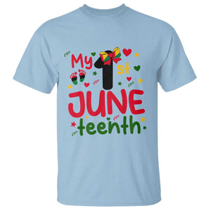 My First Juneteenth T Shirt African American Baby Freedom Day