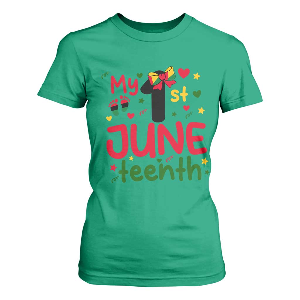My First Juneteenth T Shirt For Women African American Baby Freedom Day