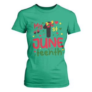 My First Juneteenth T Shirt For Women African American Baby Freedom Day