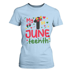 My First Juneteenth T Shirt For Women African American Baby Freedom Day