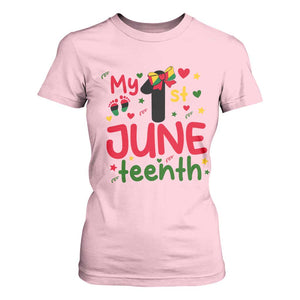 My First Juneteenth T Shirt For Women African American Baby Freedom Day