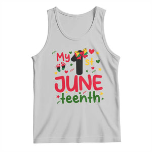 My First Juneteenth Tank Top African American Baby Freedom Day TS12 Ash Print Your Wear