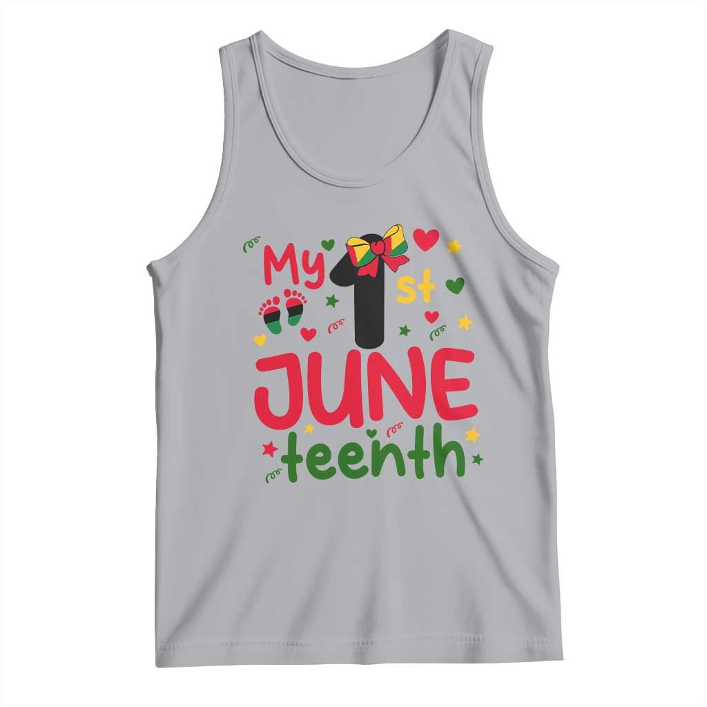 My First Juneteenth Tank Top African American Baby Freedom Day TS12 Athletic Heather Print Your Wear