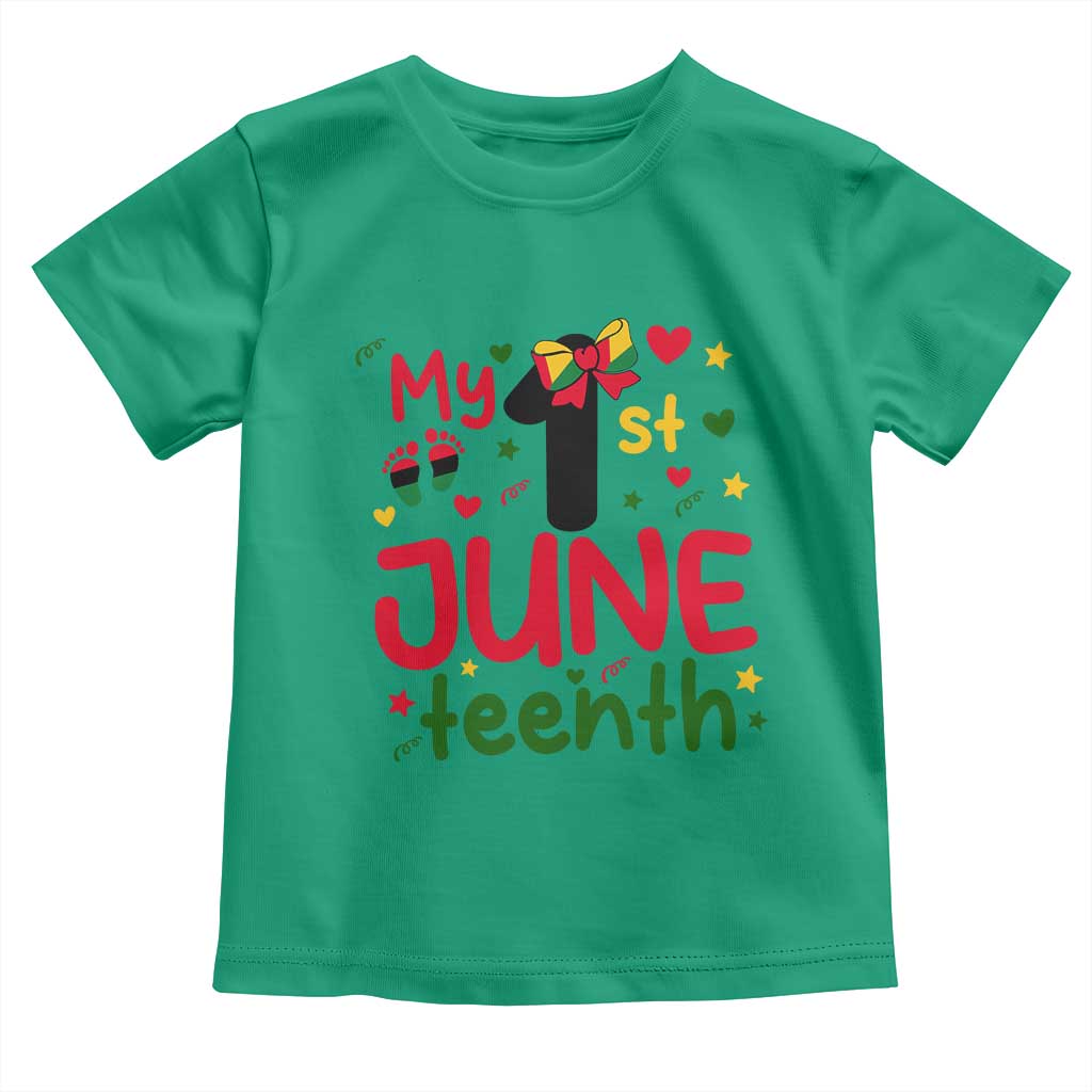 My First Juneteenth Toddler T Shirt African American Baby Freedom Day