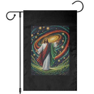 Black Jesus Juneteenth Garden Flag African American Christian Pride
