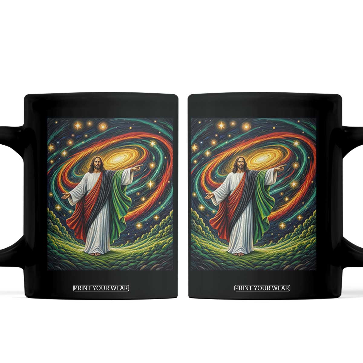 Black Jesus Juneteenth Coffee Mug African American Christian Pride
