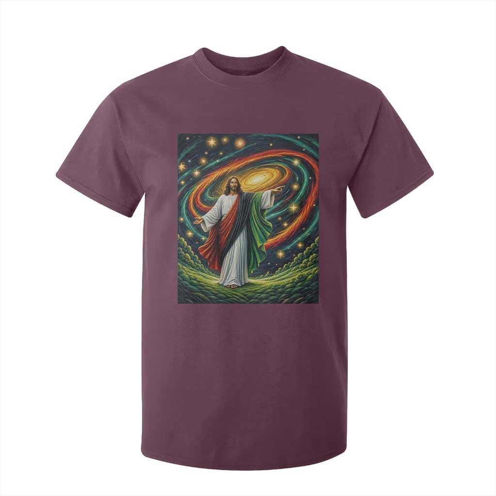 Black Jesus Juneteenth T Shirt For Kid African American Christian Pride TS12 Maroon Print Your Wear