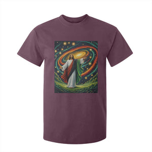 Black Jesus Juneteenth T Shirt For Kid African American Christian Pride TS12 Maroon Print Your Wear