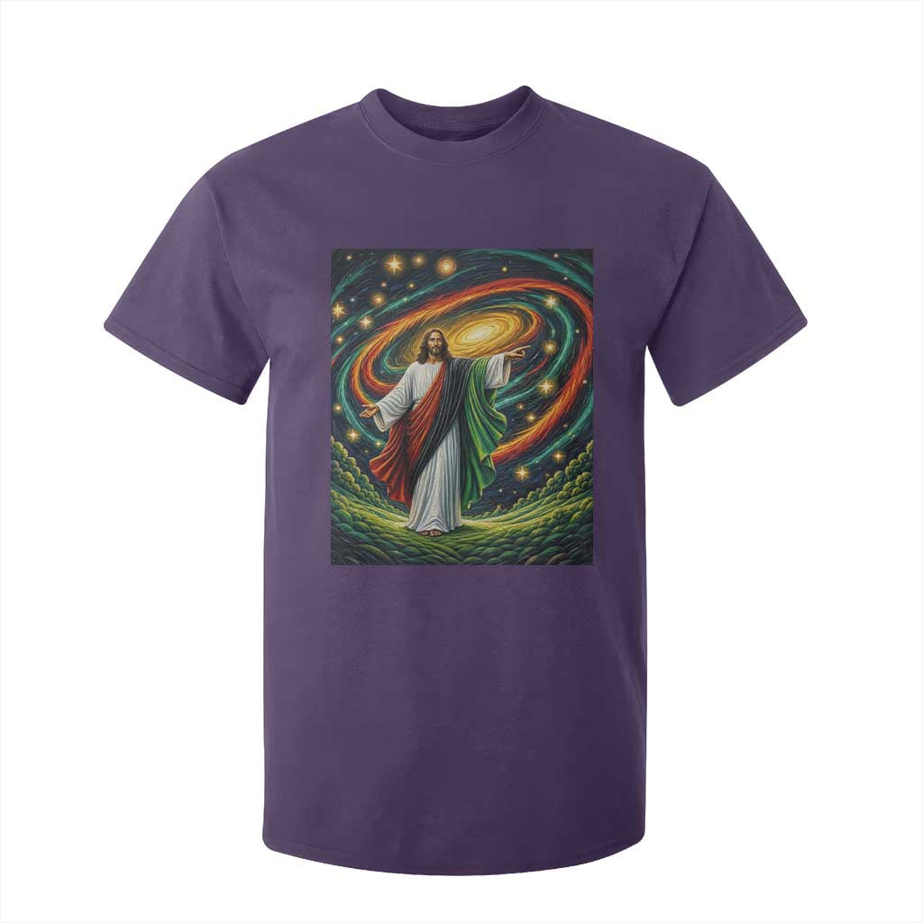 Black Jesus Juneteenth T Shirt For Kid African American Christian Pride TS12 Purple Print Your Wear