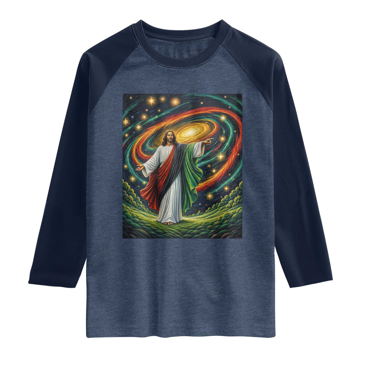 Black Jesus Juneteenth Raglan Shirt African American Christian Pride