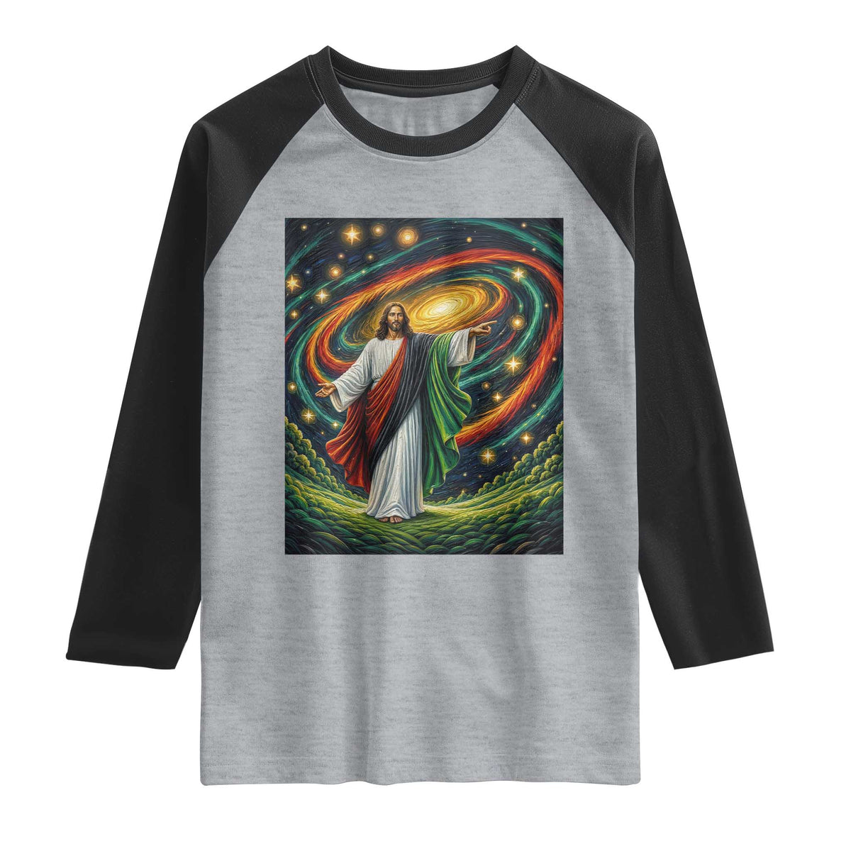 Black Jesus Juneteenth Raglan Shirt African American Christian Pride