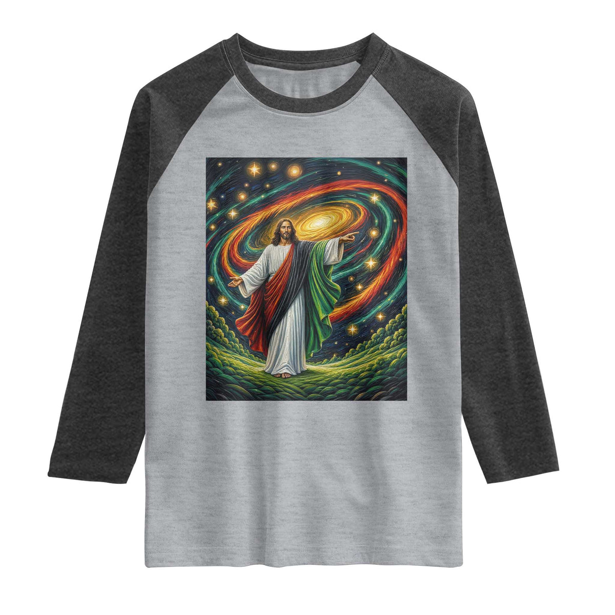 Black Jesus Juneteenth Raglan Shirt African American Christian Pride