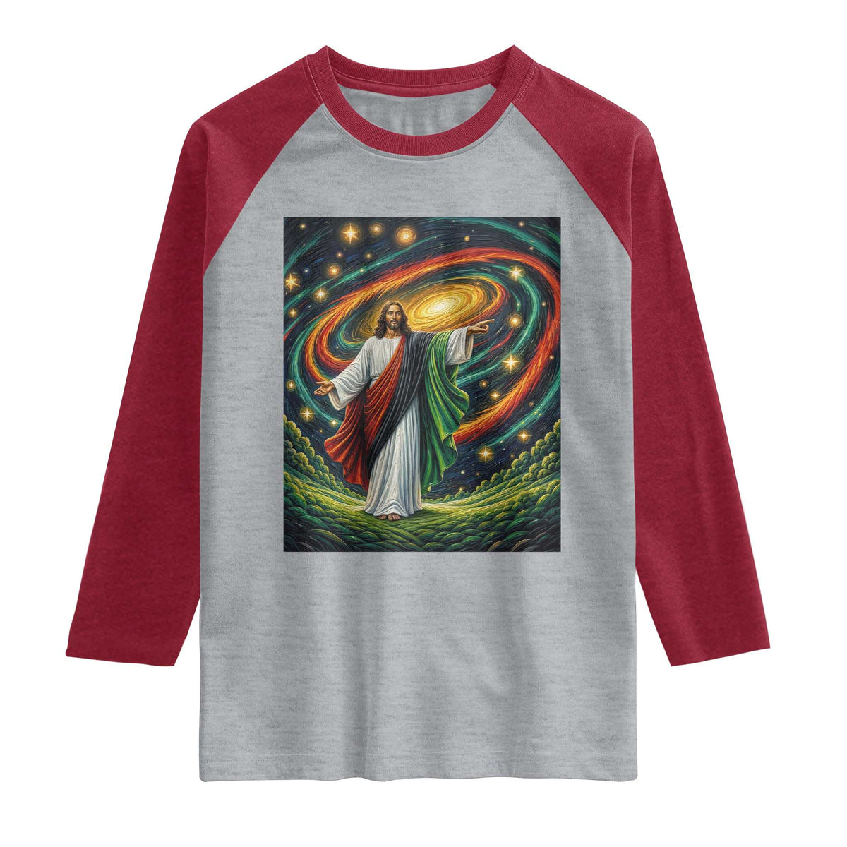 Black Jesus Juneteenth Raglan Shirt African American Christian Pride