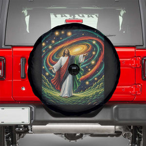 Black Jesus Juneteenth Spare Tire Cover African American Christian Pride TS12 Black Print Your Wear