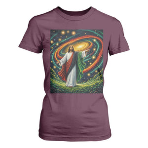 Black Jesus Juneteenth T Shirt For Women African American Christian Pride TS12 Maroon Print Your Wear
