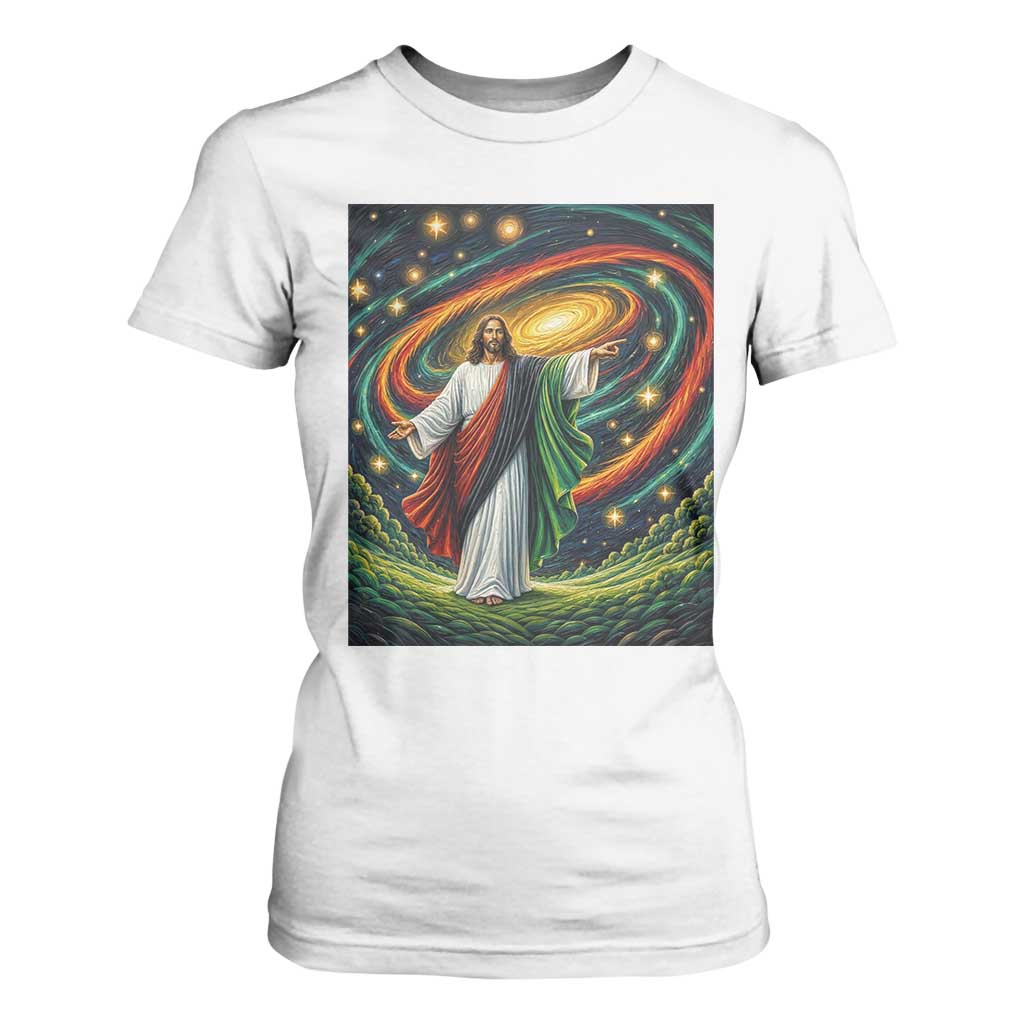 Black Jesus Juneteenth T Shirt For Women African American Christian Pride TS12 White Print Your Wear