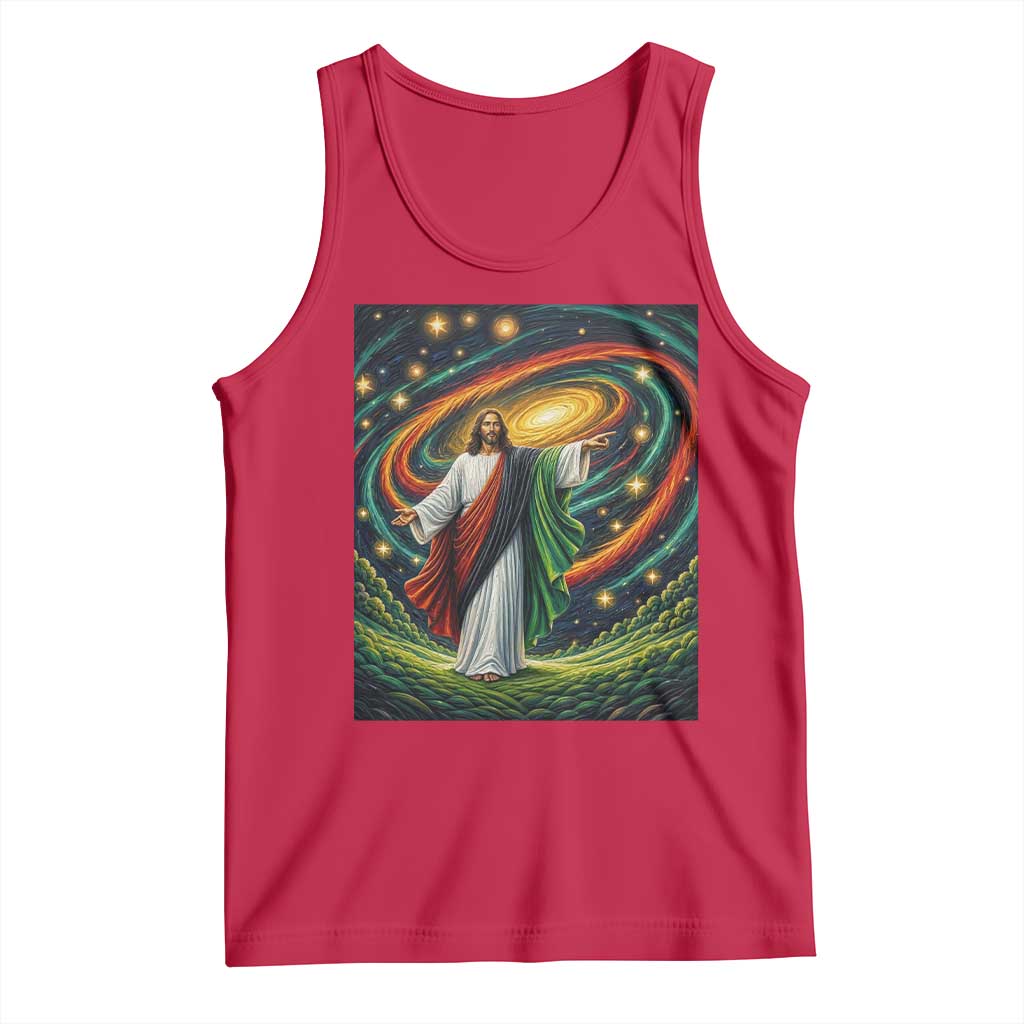 Black Jesus Juneteenth Tank Top African American Christian Pride TS12 Red Print Your Wear