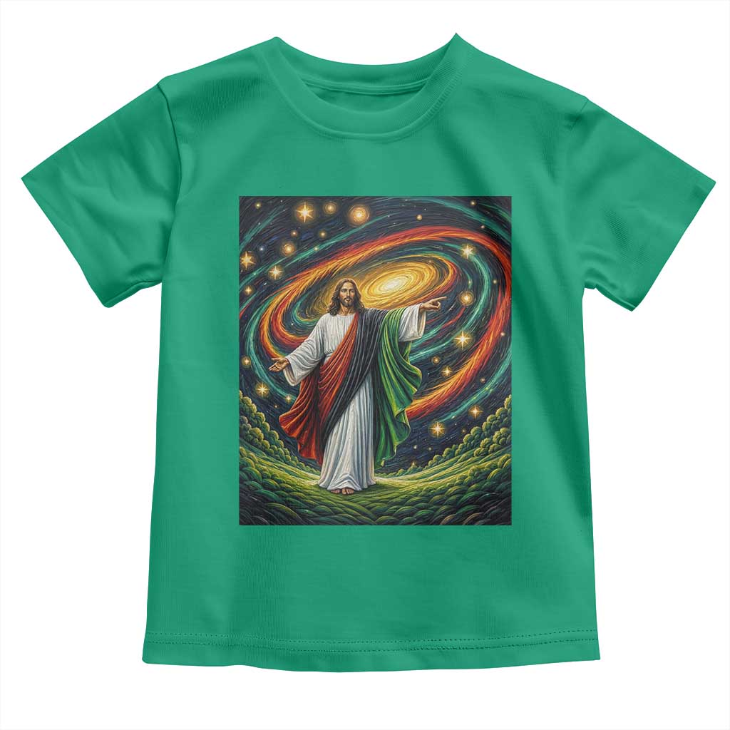 Black Jesus Juneteenth Toddler T Shirt African American Christian Pride TS12 Irish Green Print Your Wear