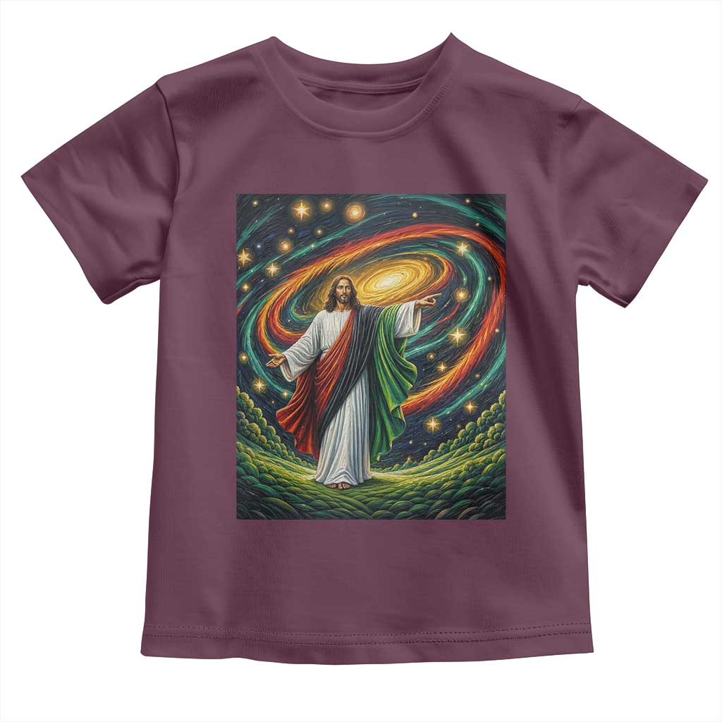 Black Jesus Juneteenth Toddler T Shirt African American Christian Pride TS12 Maroon Print Your Wear