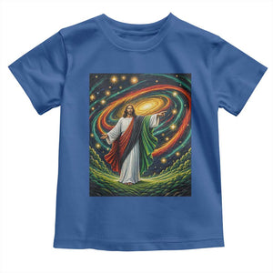 Black Jesus Juneteenth Toddler T Shirt African American Christian Pride TS12 Royal Blue Print Your Wear