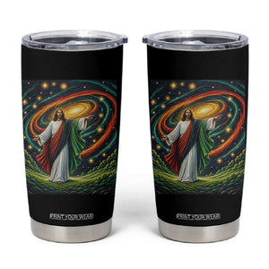Black Jesus Juneteenth Tumbler Cup African American Christian Pride TS12 Black Print Your Wear