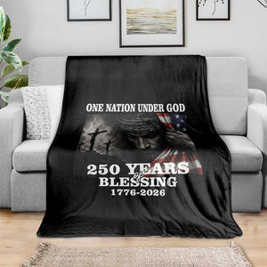 One Nation Under God 250th Anniversary Throw Blanket American Patriotic Faith TS12 Print Your Wear