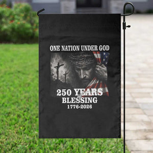 One Nation Under God 250th Anniversary Garden Flag American Patriotic Faith TS12 Print Your Wear