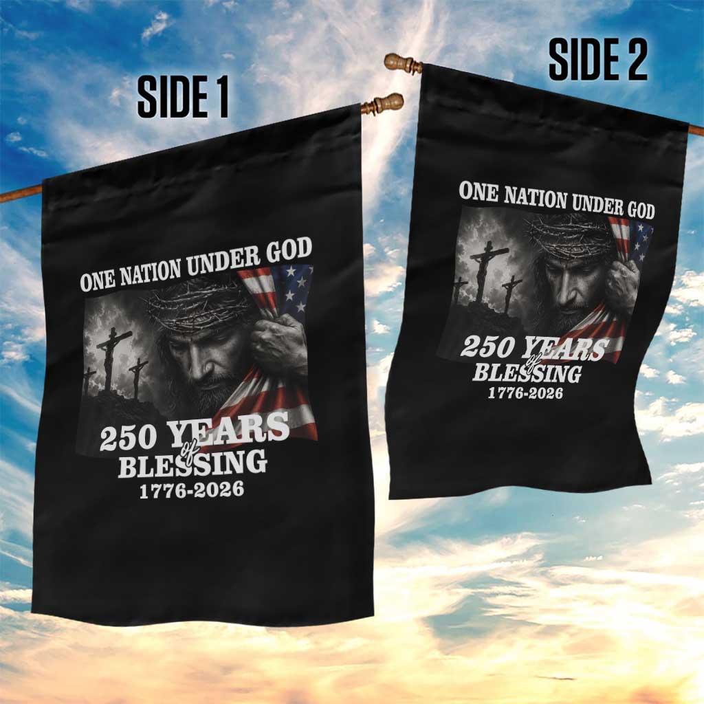 One Nation Under God 250th Anniversary Garden Flag American Patriotic Faith TS12 Print Your Wear