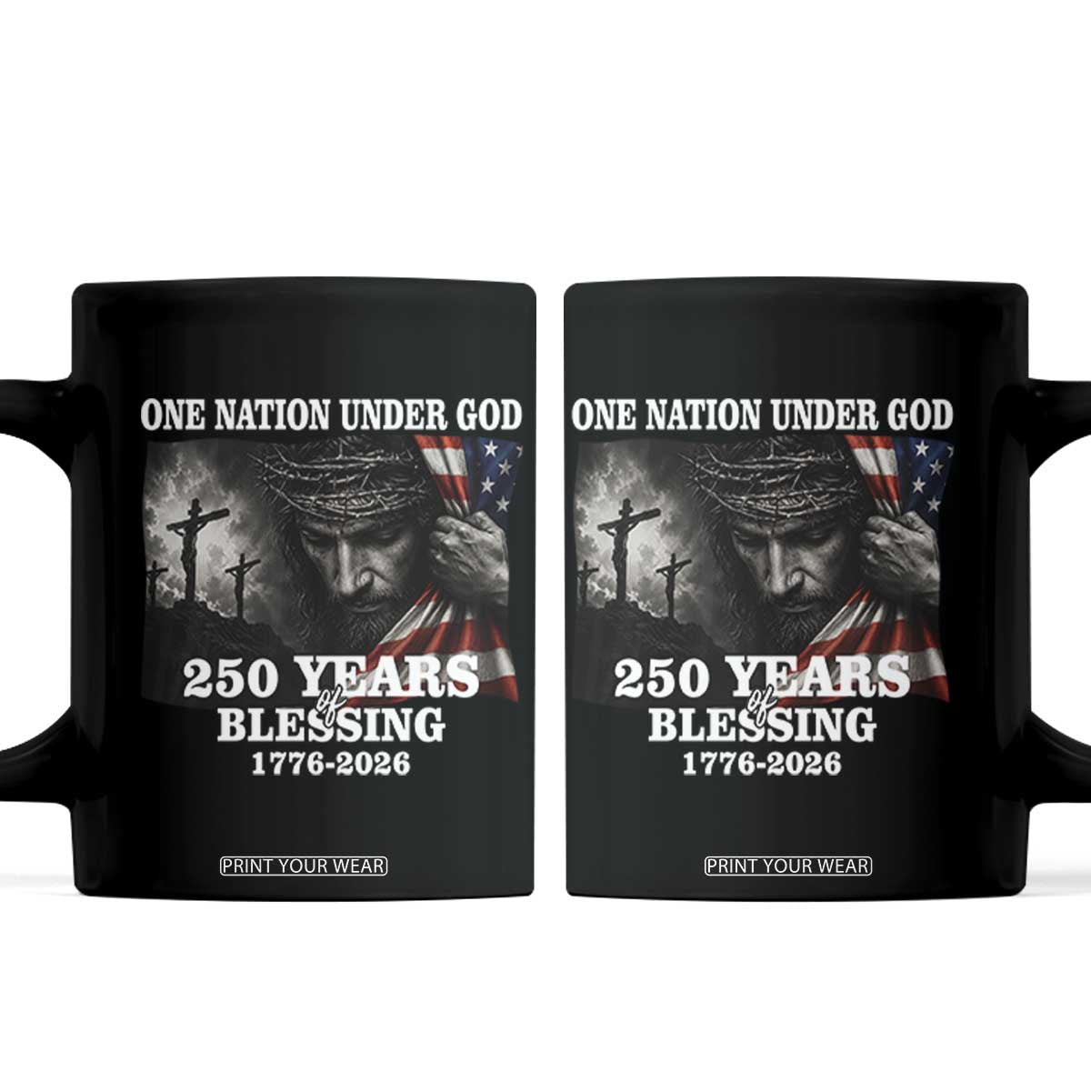 American Patriotic 2D Coffee Mug