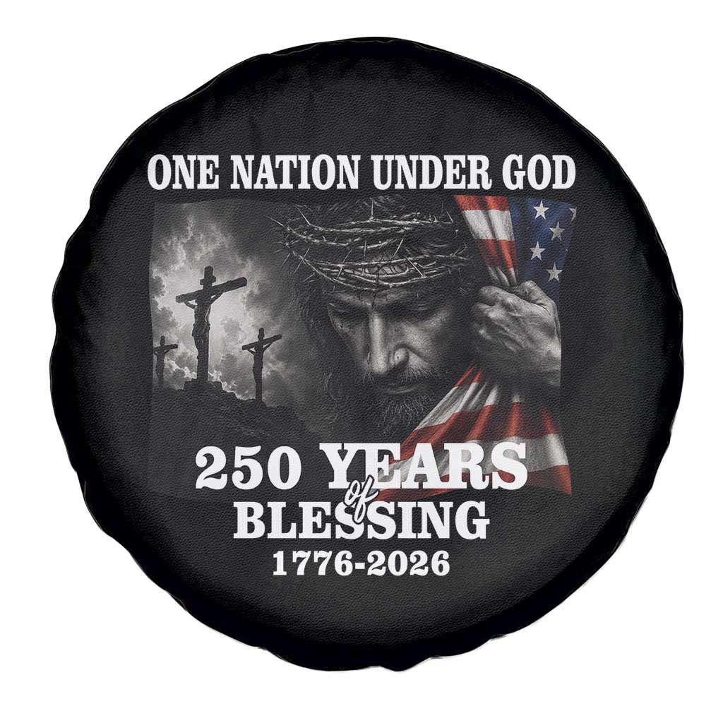 One Nation Under God 250th Anniversary Spare Tire Cover American Patriotic Faith TS12 Print Your Wear