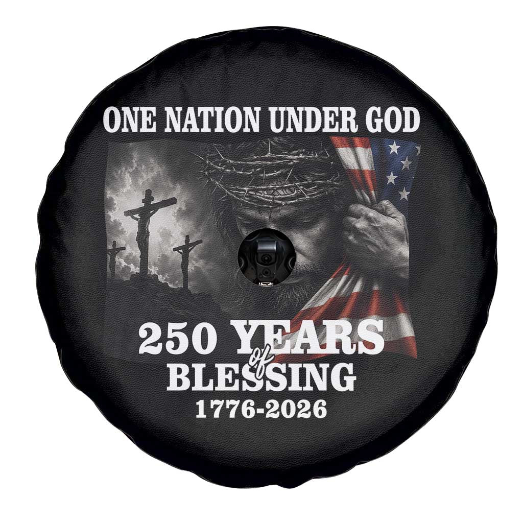 One Nation Under God 250th Anniversary Spare Tire Cover American Patriotic Faith TS12 Print Your Wear