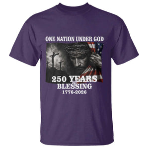 One Nation Under God 250th Anniversary T Shirt American Patriotic Faith