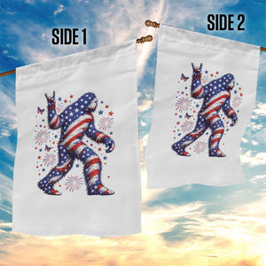 Funny Patriotic Bigfoot Garden Flag 4th Of July Freedom TS12 Print Your Wear