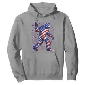 Funny Patriotic Bigfoot Hoodie 4th Of July Freedom TS12 Sport Gray Print Your Wear