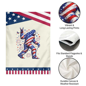 Funny Bigfoot Patriotic Garden Flag 4th Of July Freedom TS12 Print Your Wear