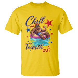 Funny Bigfoot 4th Of July T Shirt Chill The Fourth Out TS12 Daisy Print Your Wear