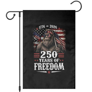 Bigfoot 250 Years Of Freedom Garden Flag Patriotic Sasquatch Lover TS12 Black Print Your Wear